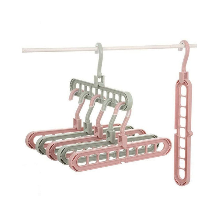 Swejos Plastic New Foldable Hanger (Multi)
