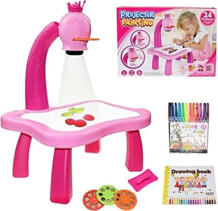 Trace & Draw with Light-Music, Smart Projector Sketcher Desk,