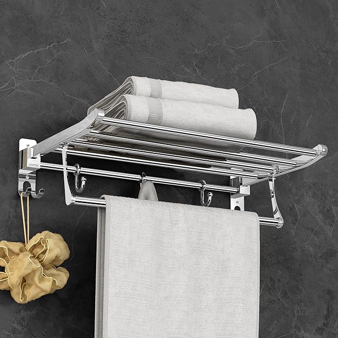 Stainless Steel Folding Towel Rack/Bathroom Towel Hanger/Towel