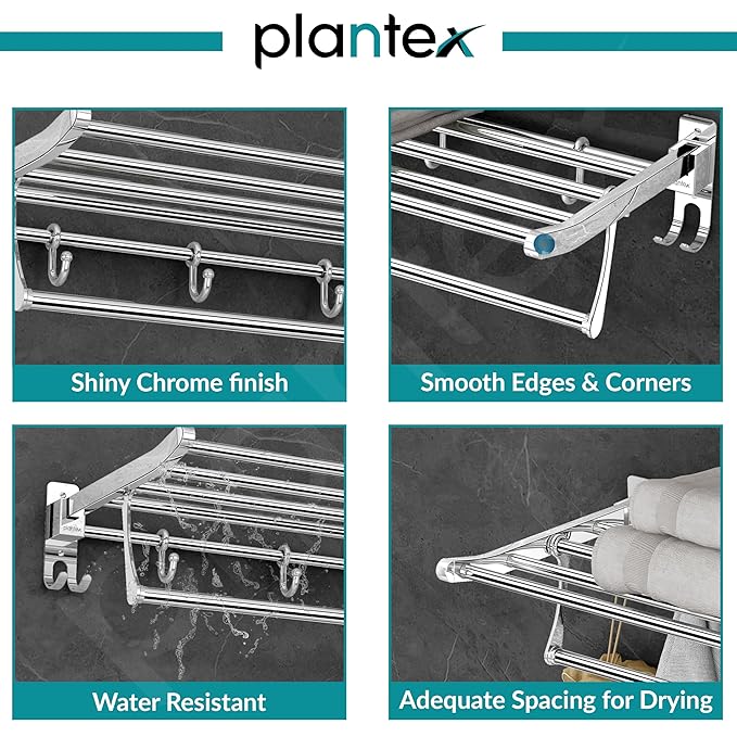 Stainless Steel Folding Towel Rack/Bathroom Towel Hanger/Towel