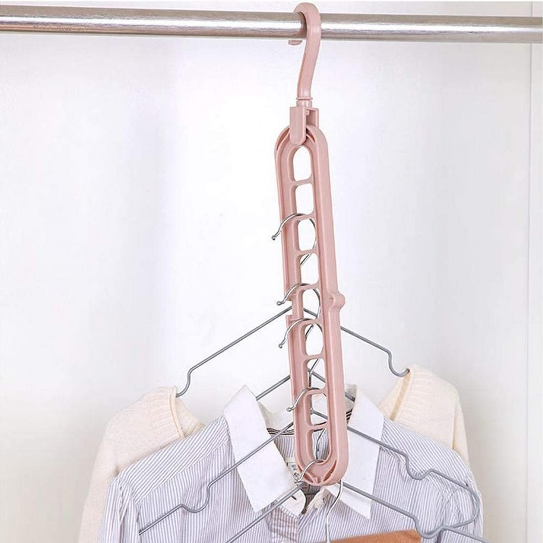 Swejos Plastic New Foldable Hanger (Multi)