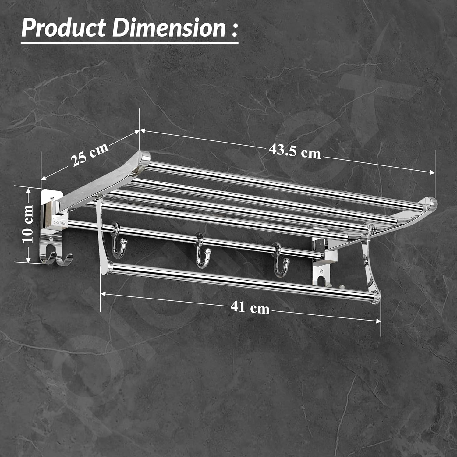 Stainless Steel Folding Towel Rack/Bathroom Towel Hanger/Towel