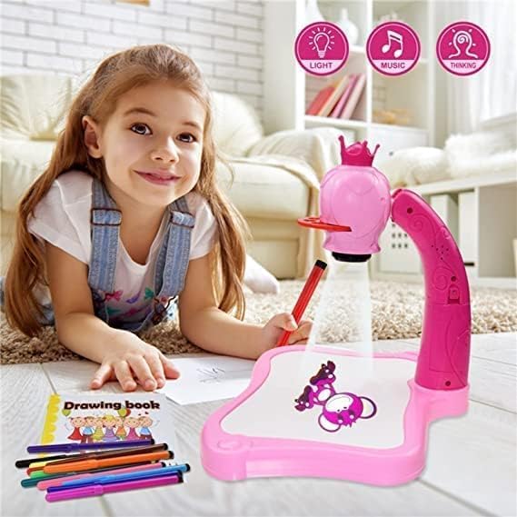 Trace & Draw with Light-Music, Smart Projector Sketcher Desk,