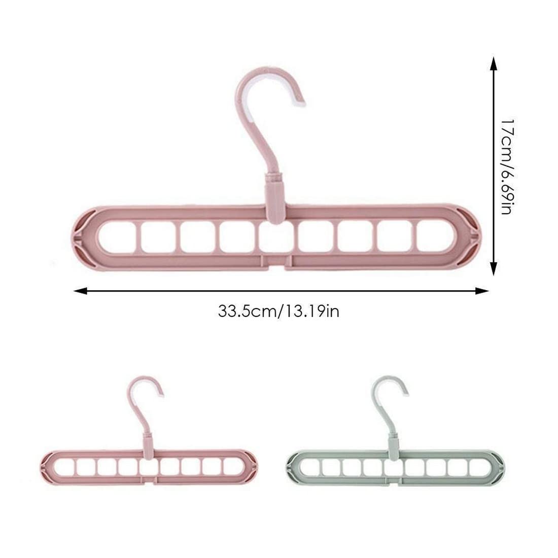 Swejos Plastic New Foldable Hanger (Multi)
