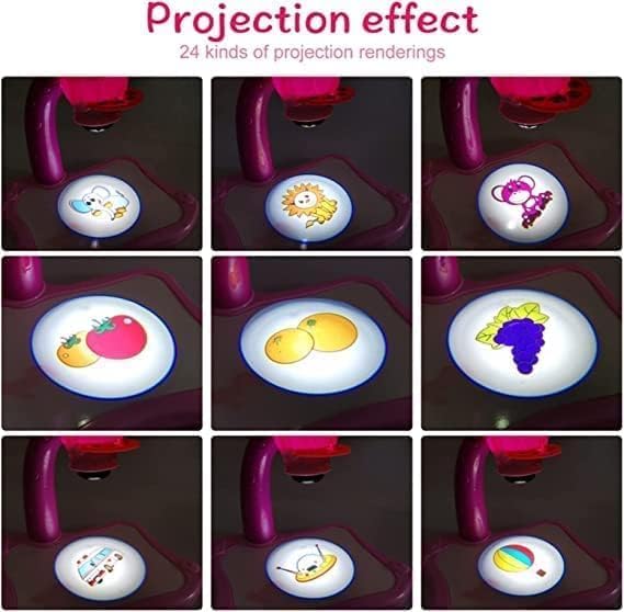 Trace & Draw with Light-Music, Smart Projector Sketcher Desk,